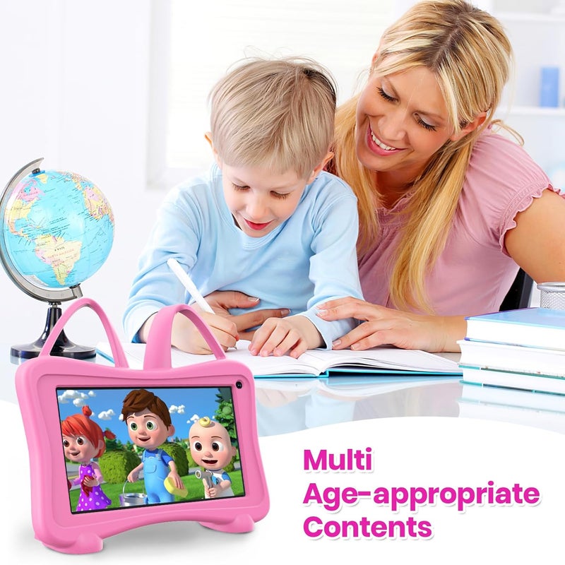Trayoo Kids Tablet 7 Toddlers Learning Tablet with WiFi, YouTube, Dual Camera, Touch Screen, Parental Control, Child Tablets for Boys Girls - Image 4